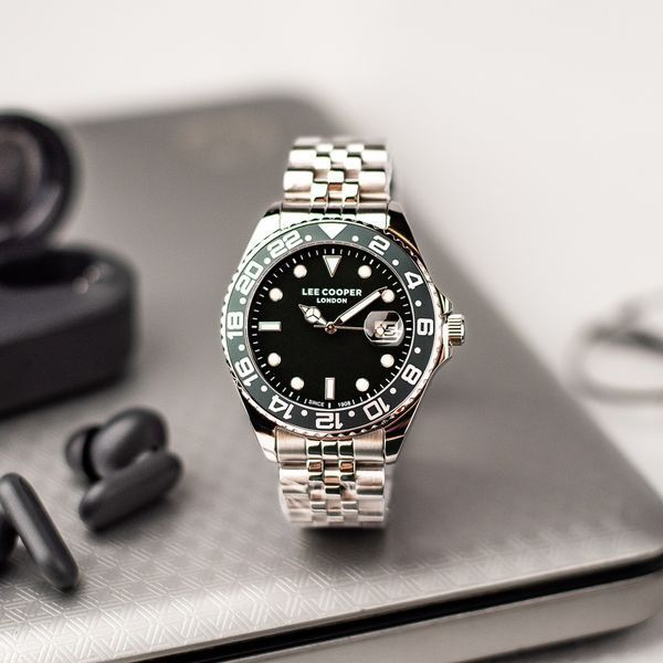 Чоловічий годинник Lee Cooper Daytona Green 546 фото