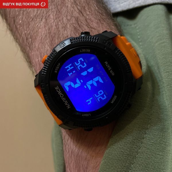 Чоловічий годинник Naviforce Europe Orange 346 фото